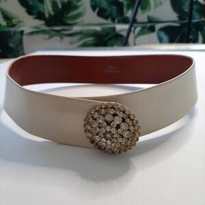 Vintage 1960s Waist Belt with Rhinestone